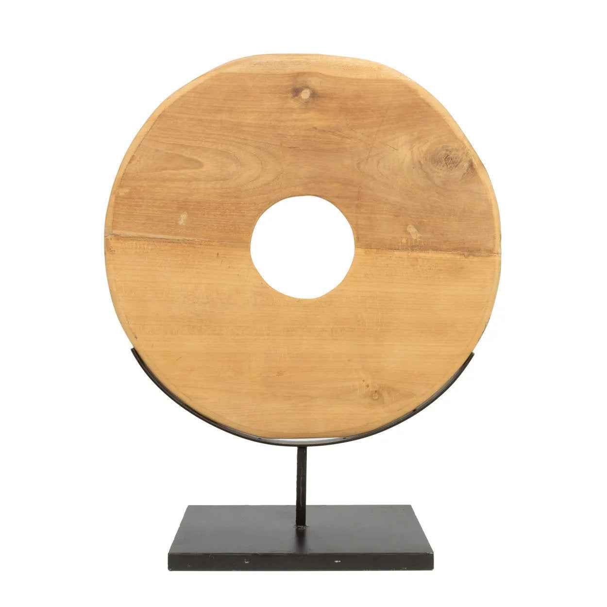 The Teak Disc on Stand - L - Bambuá