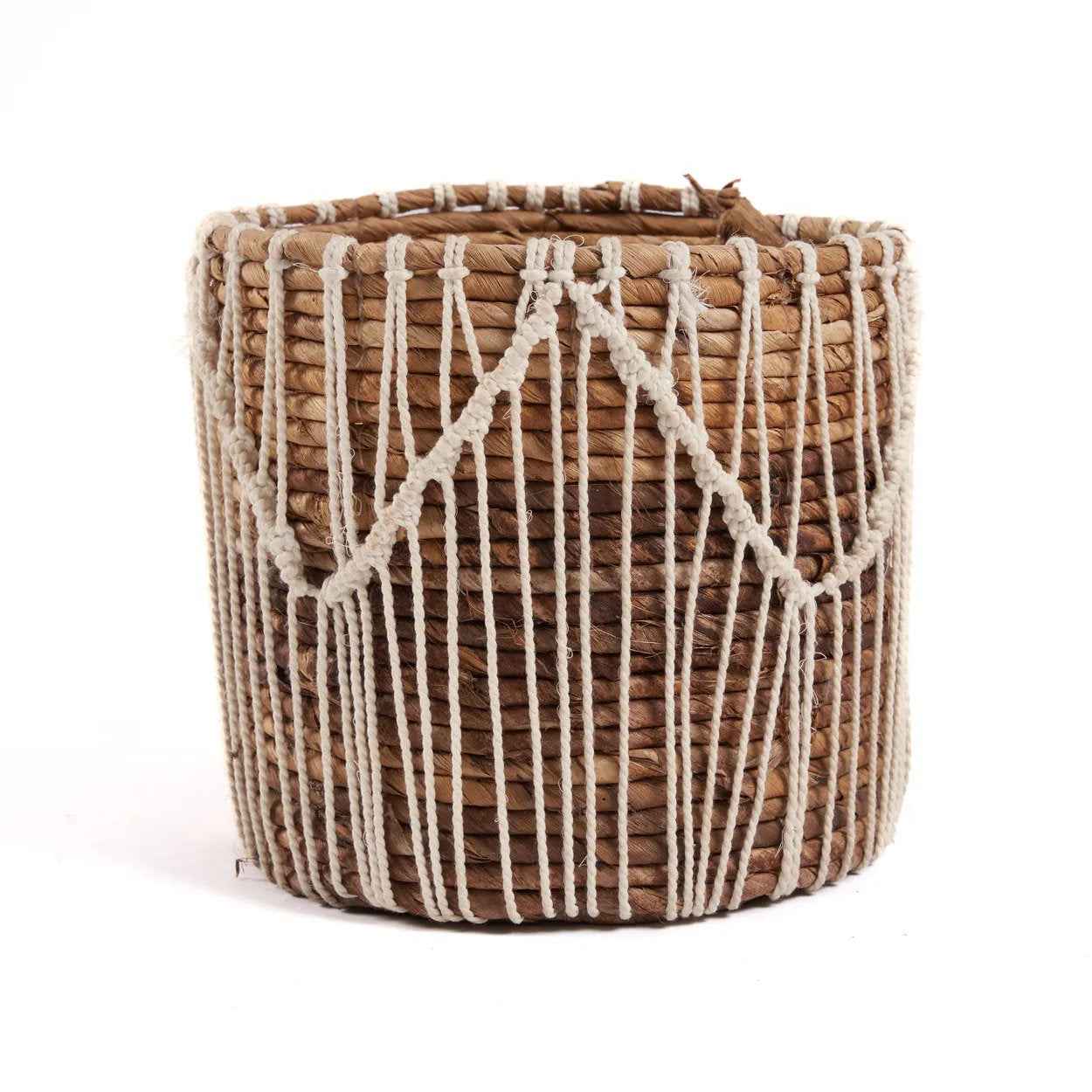 The Macra - mazing Basket - Natural White - L - Bambuá