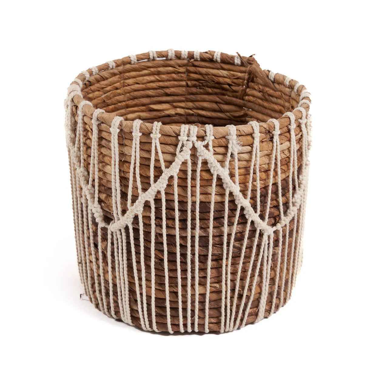 The Macra - mazing Basket - Natural White - L - Bambuá