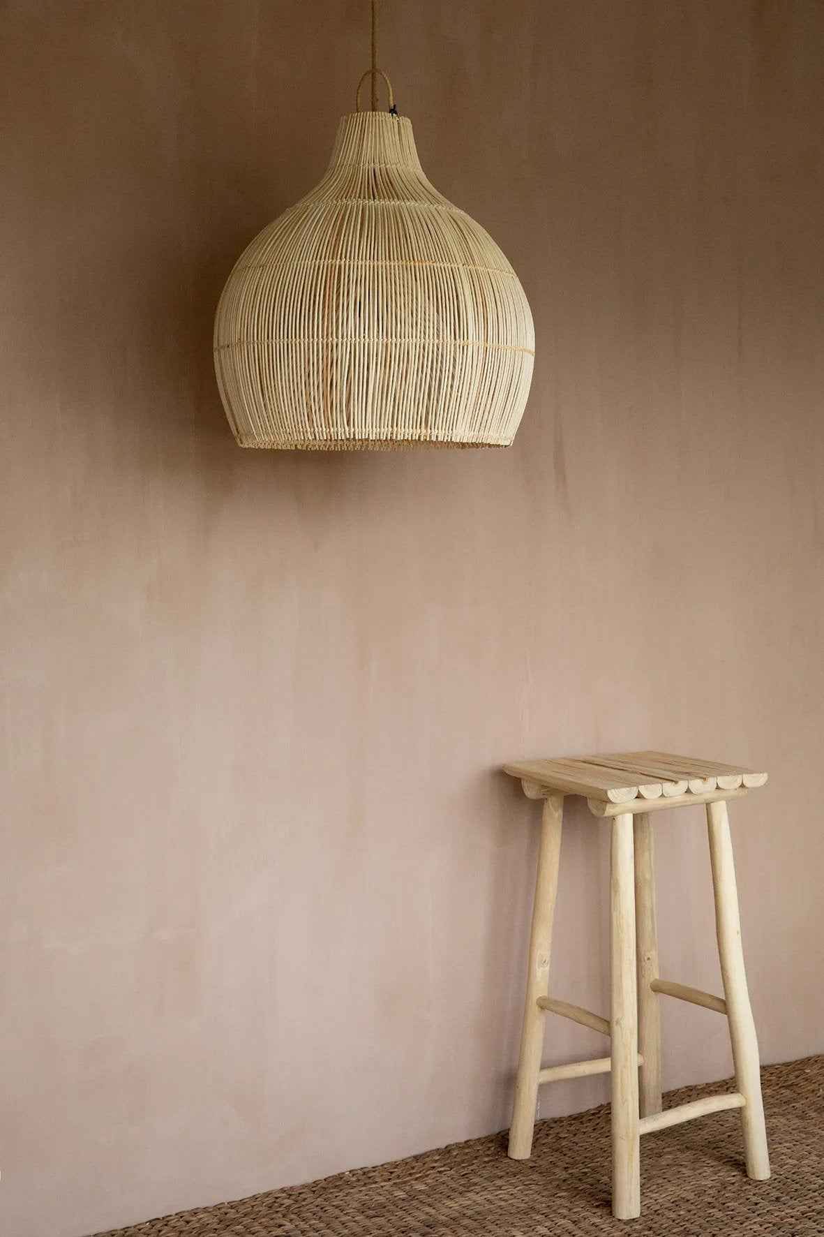 The Lobster Trap Pendant - Natural - L - Bambuá