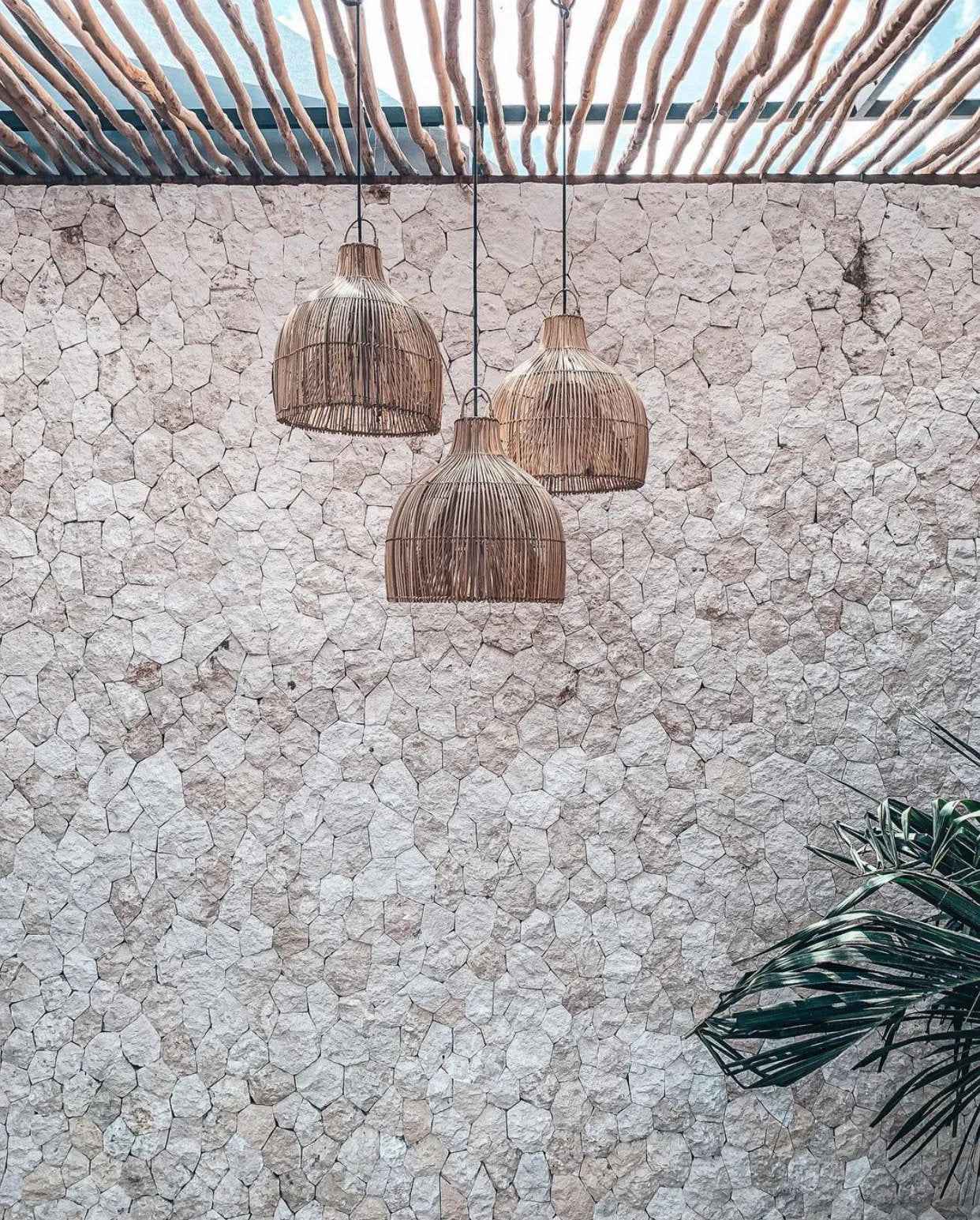 The Lobster Trap Pendant - Natural - L - Bambuá