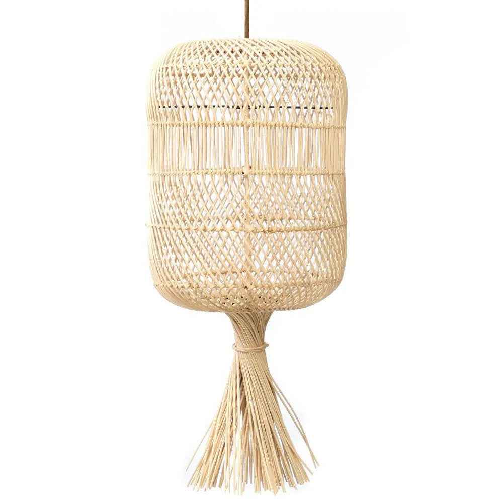 The Dumpling Floor Lamp - Pendant - Natural - M - Bambuá