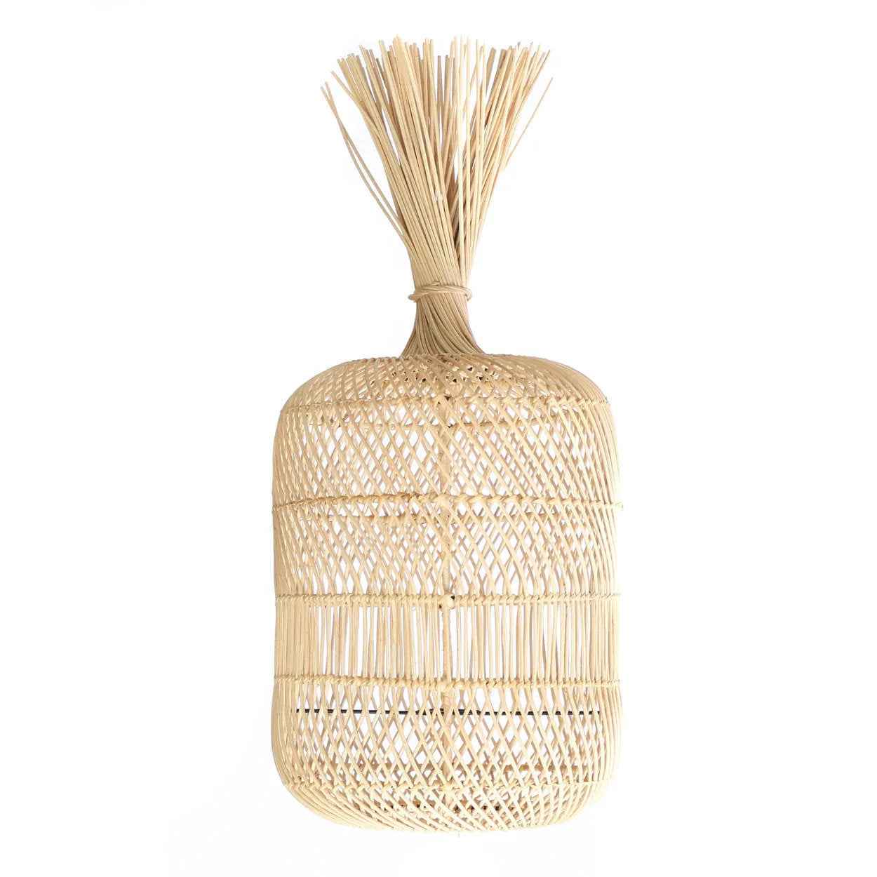 The Dumpling Floor Lamp - Pendant - Natural - M - Bambuá