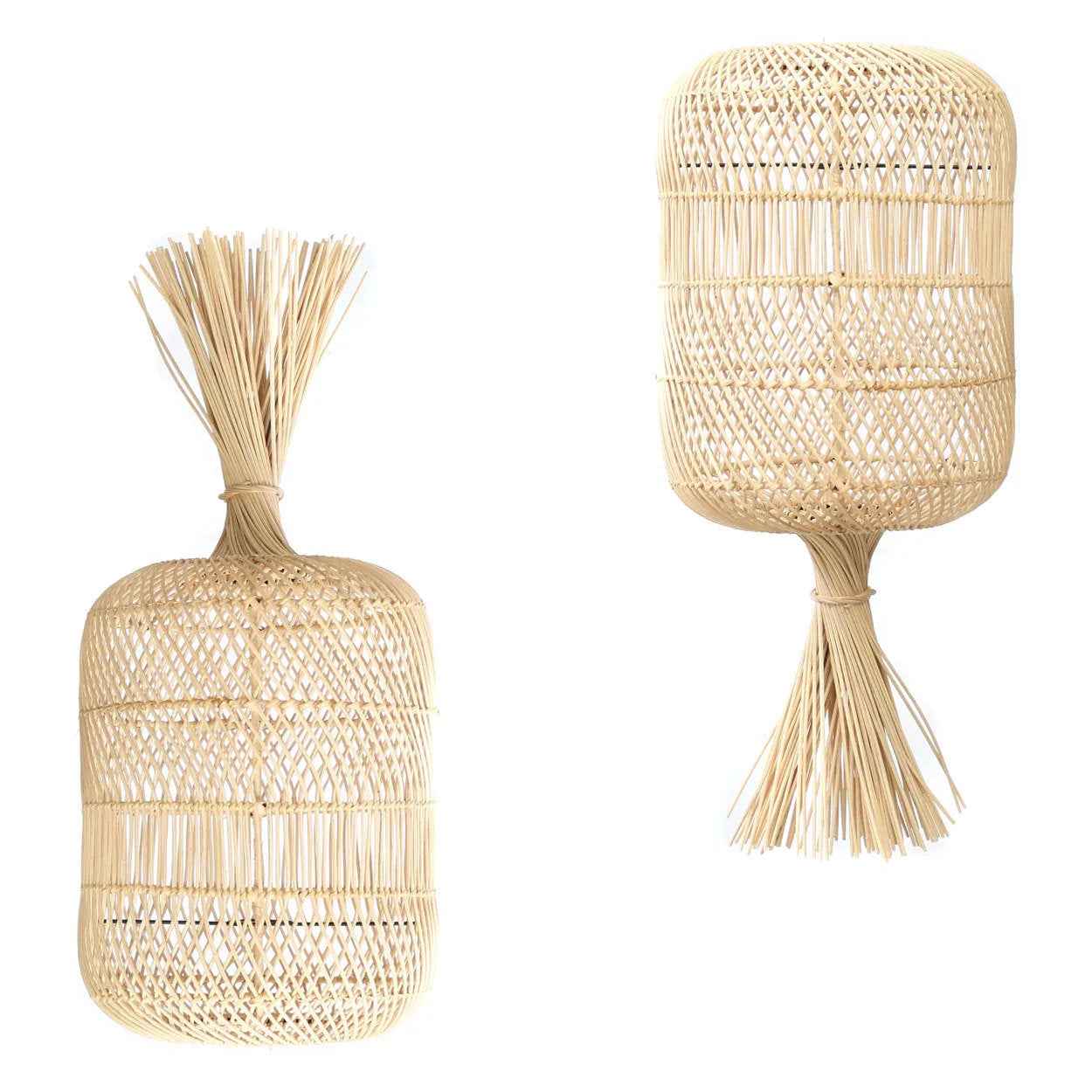 The Dumpling Floor Lamp - Pendant - Natural - M - Bambuá