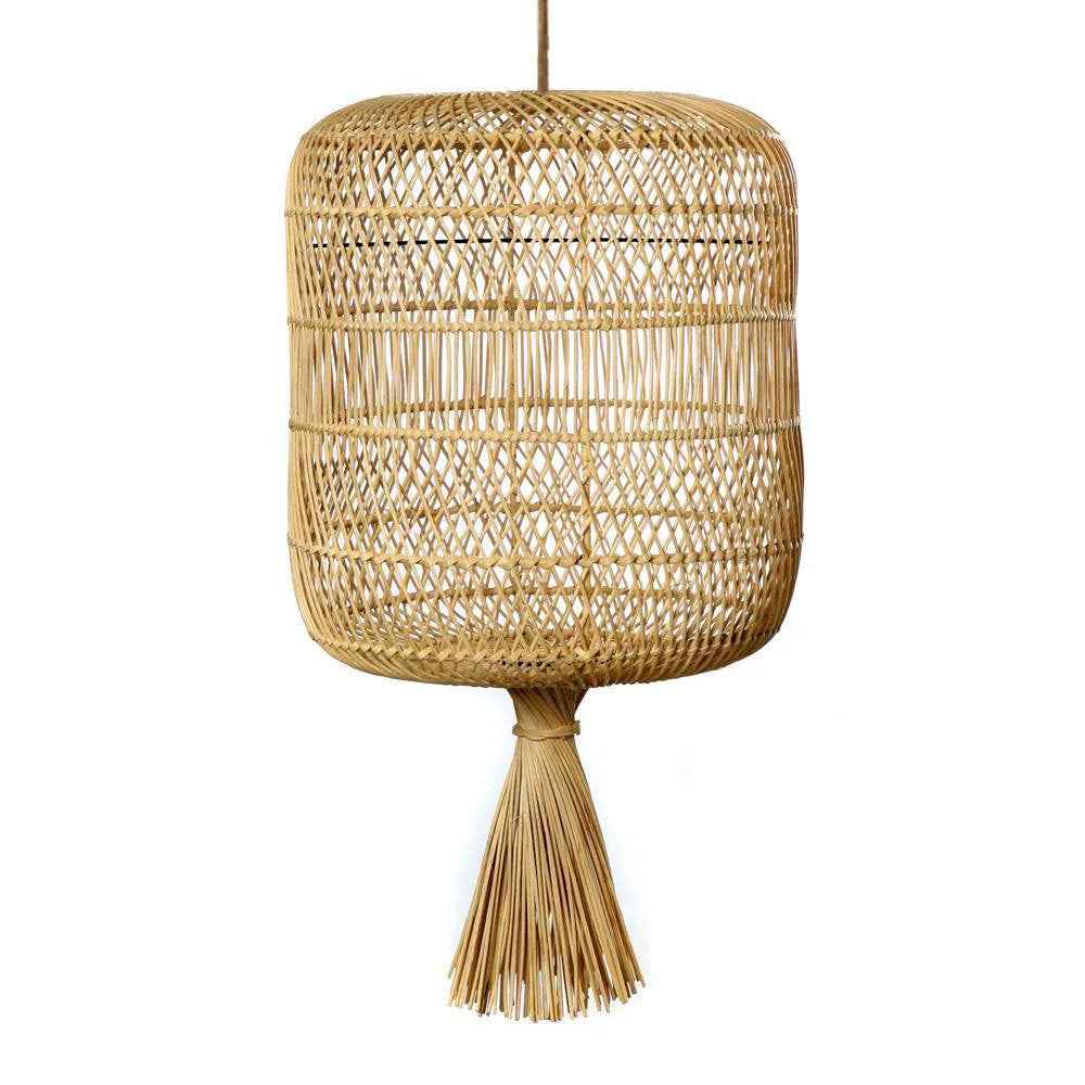 The Dumpling Floor Lamp - Pendant - Natural - L - Bambuá