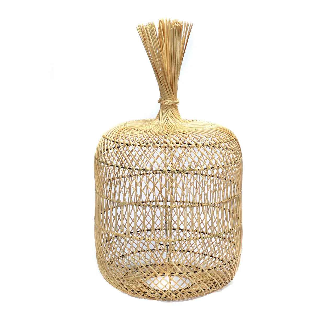 The Dumpling Floor Lamp - Pendant - Natural - L - Bambuá