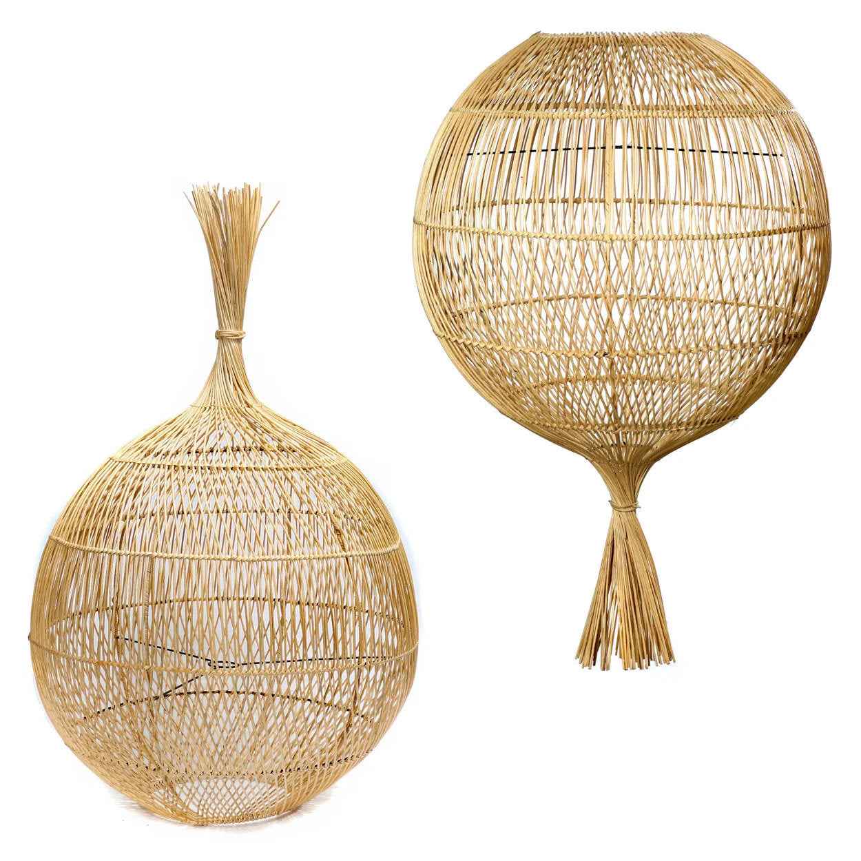 The Wonton Floor Lamp - Pendant - Natural - Bambuá
