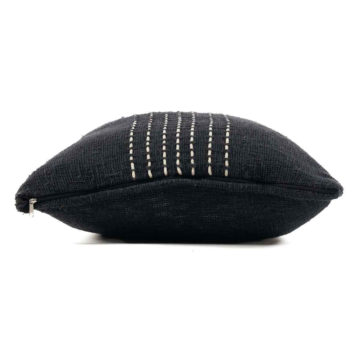 The Drizle Cushion Cover - Black White - Bambuá