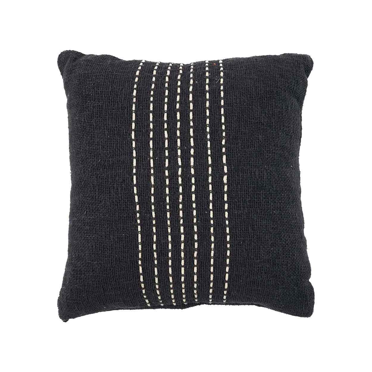 The Drizle Cushion Cover - Black White - Bambuá