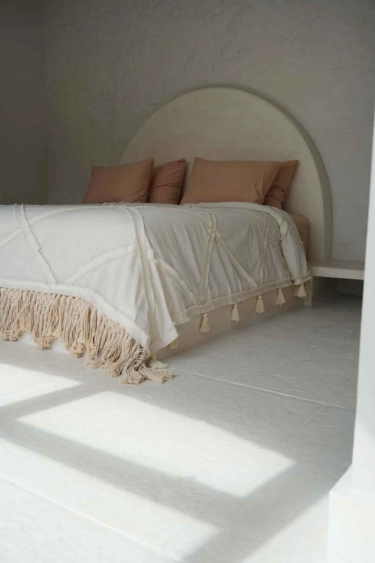 The Berber Bed Throw - Natural - Bambuá