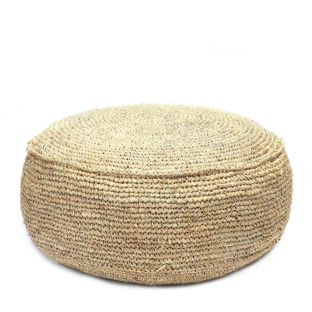 The Raffia Flores Pouffe - Natural - Bambuá