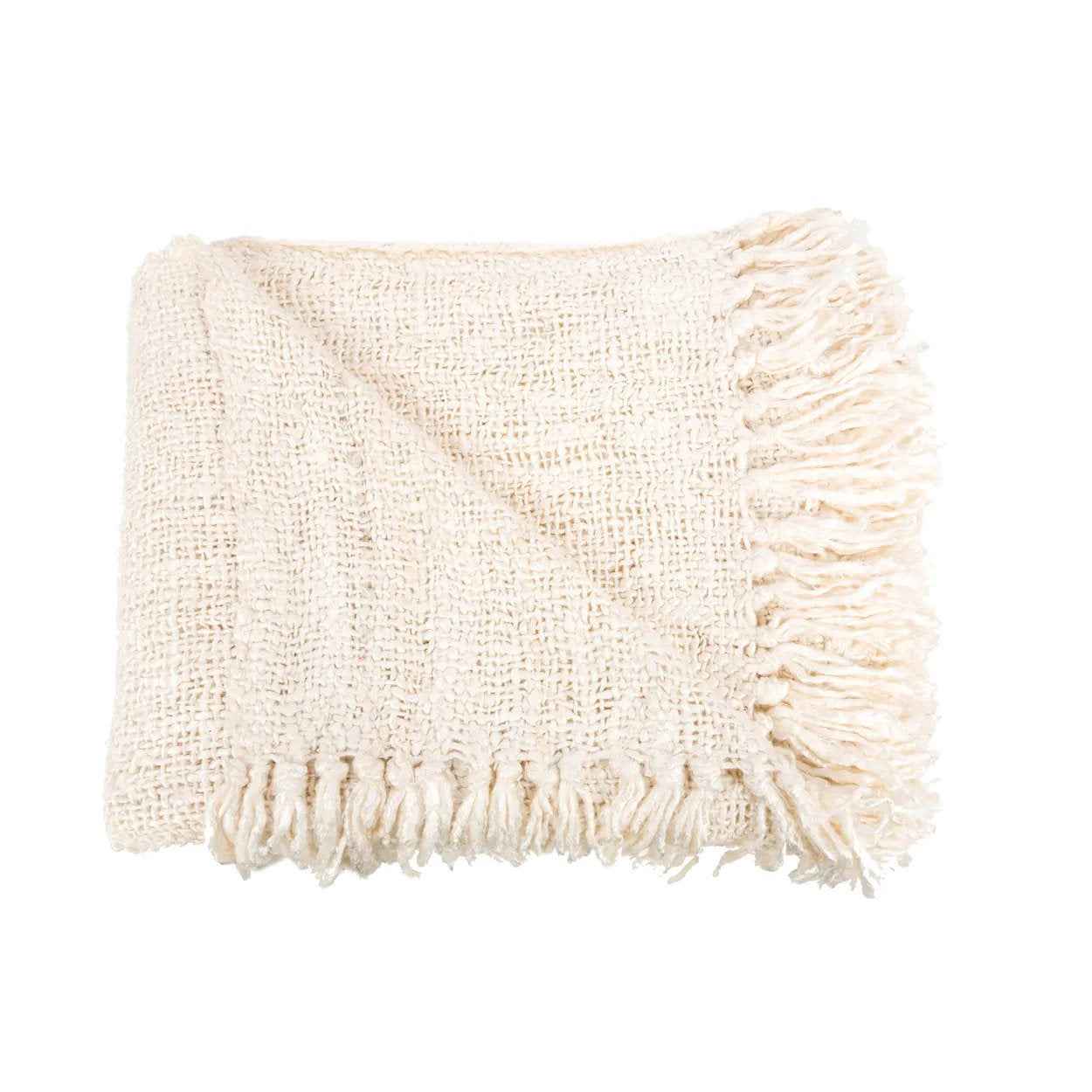 The s'il vous Plaid - Cream - Bambuá