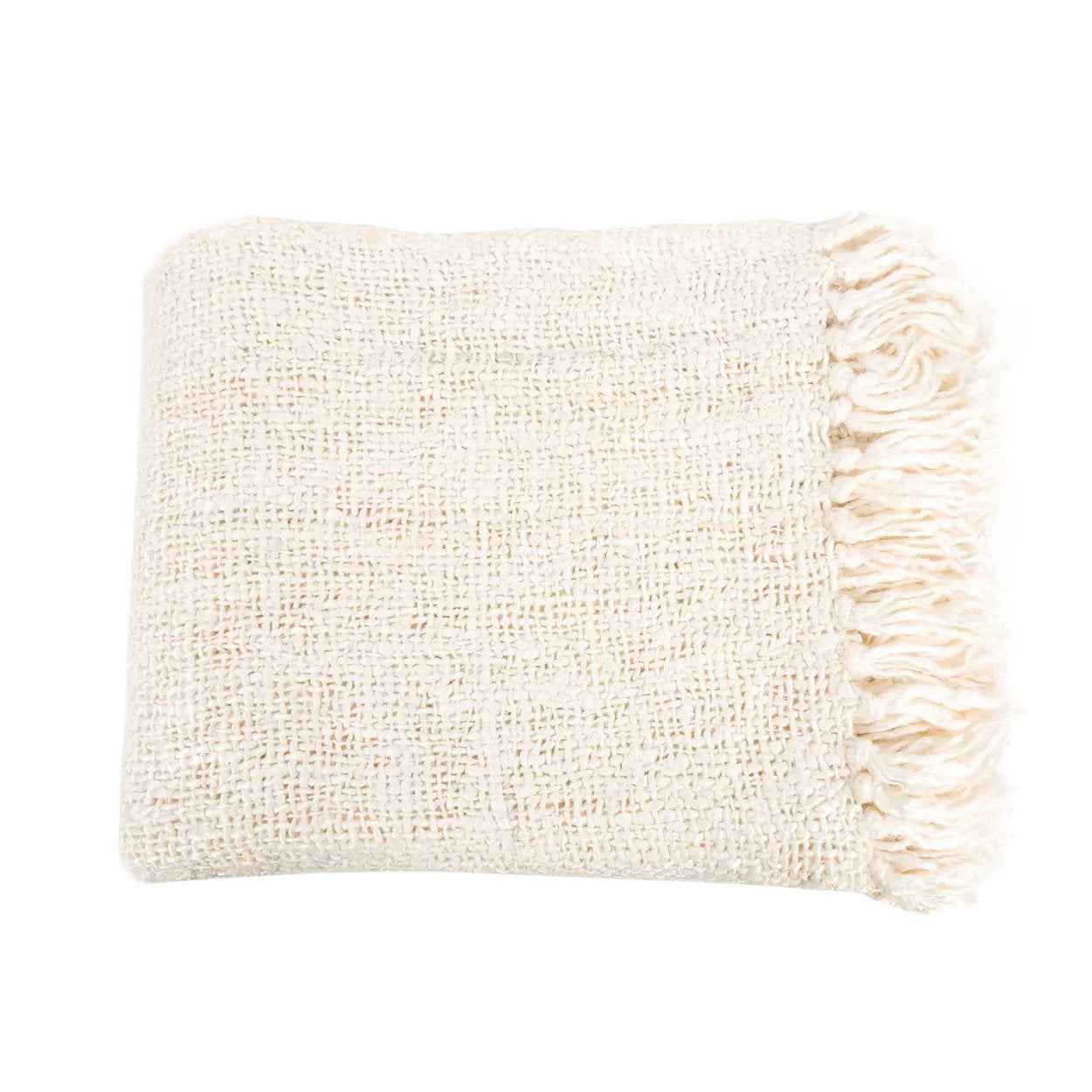 The s'il vous Plaid - Cream - Bambuá