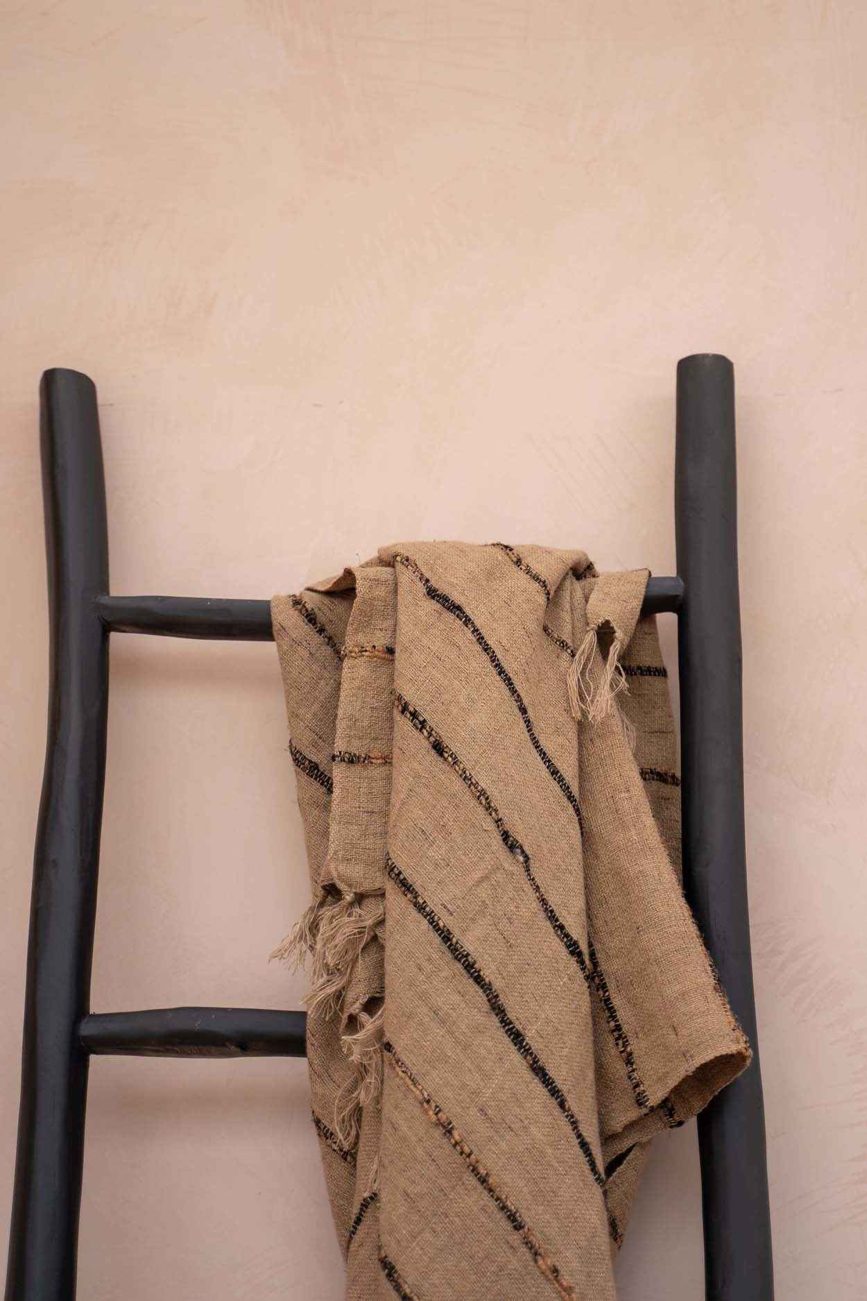 The s'il vous Plaid - Beige Black - Bambuá