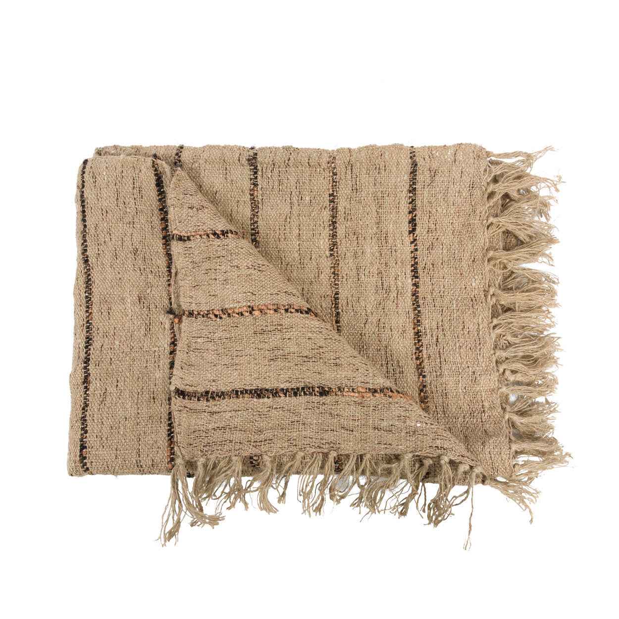The s'il vous Plaid - Beige Black - Bambuá