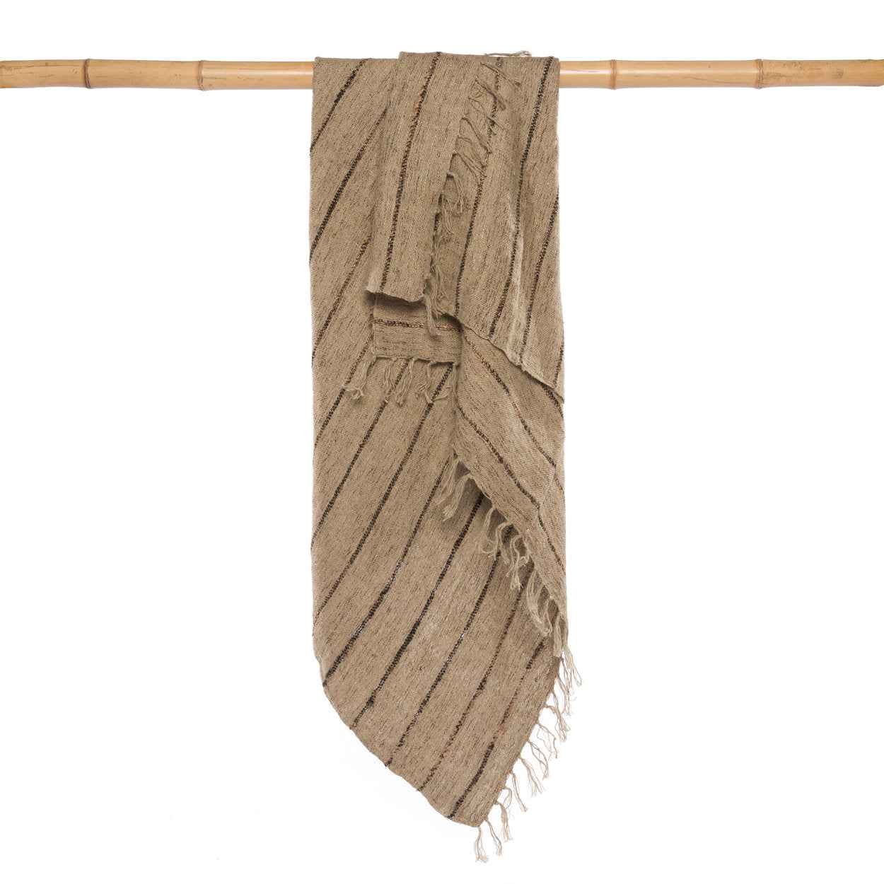The s'il vous Plaid - Beige Black - Bambuá