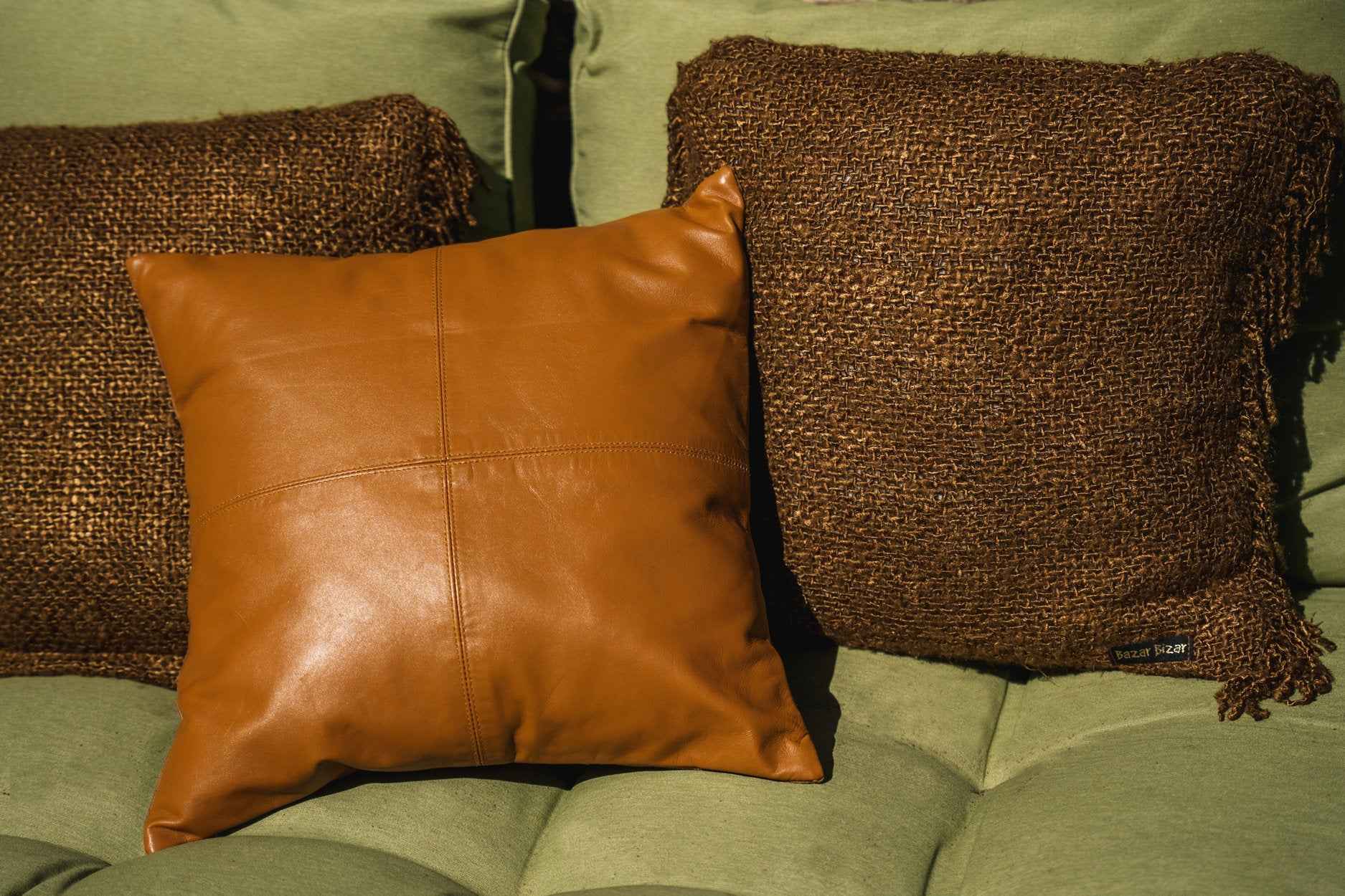 The Oh My Gee Cushion Cover - Brown - 40x40 - Bambuá