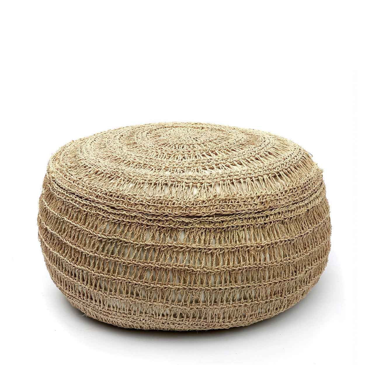 The Seagrass Pouffe - Natural - M - Bambuá