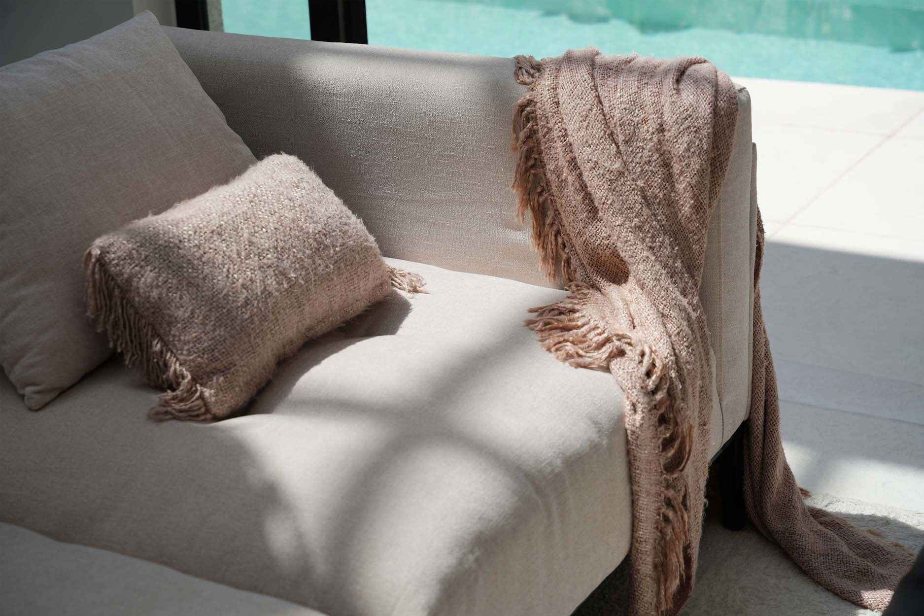 The s'il vous Plaid - Beige - Bambuá