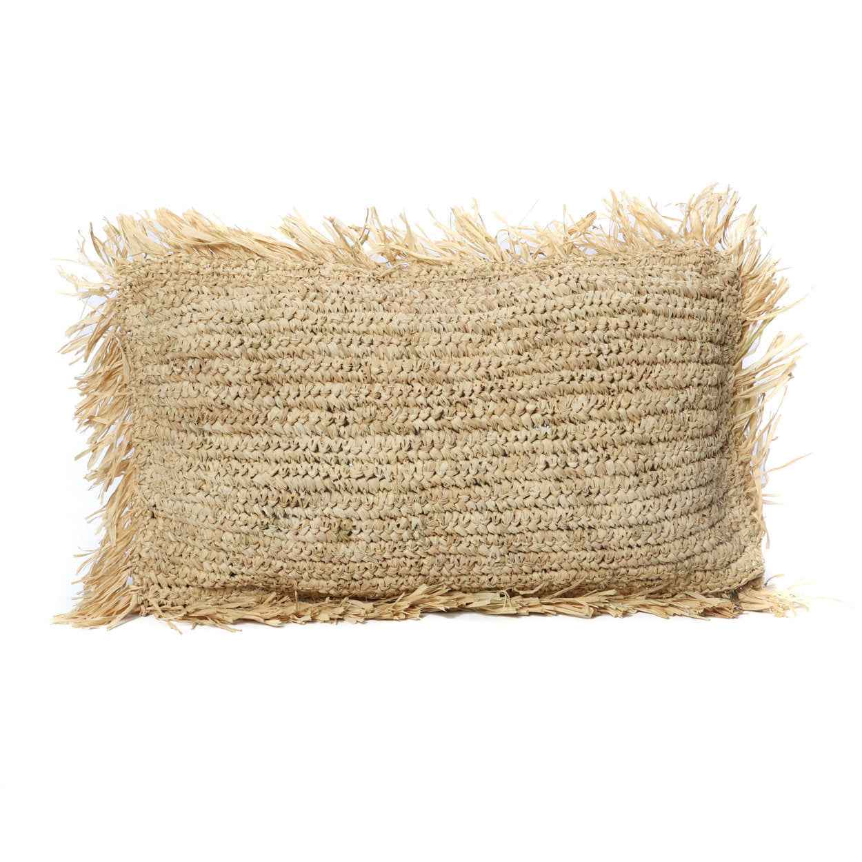 The Raffia Cushion Cover Rectangular - Natural - 30x50