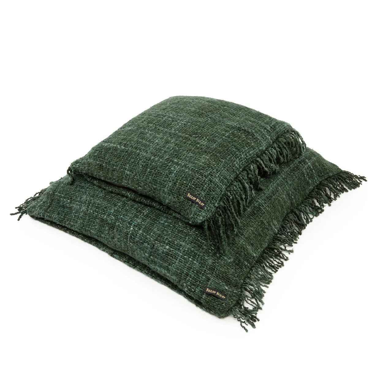 The Oh My Gee Cushion Cover - Forest Green - 60x60 - Bambuá
