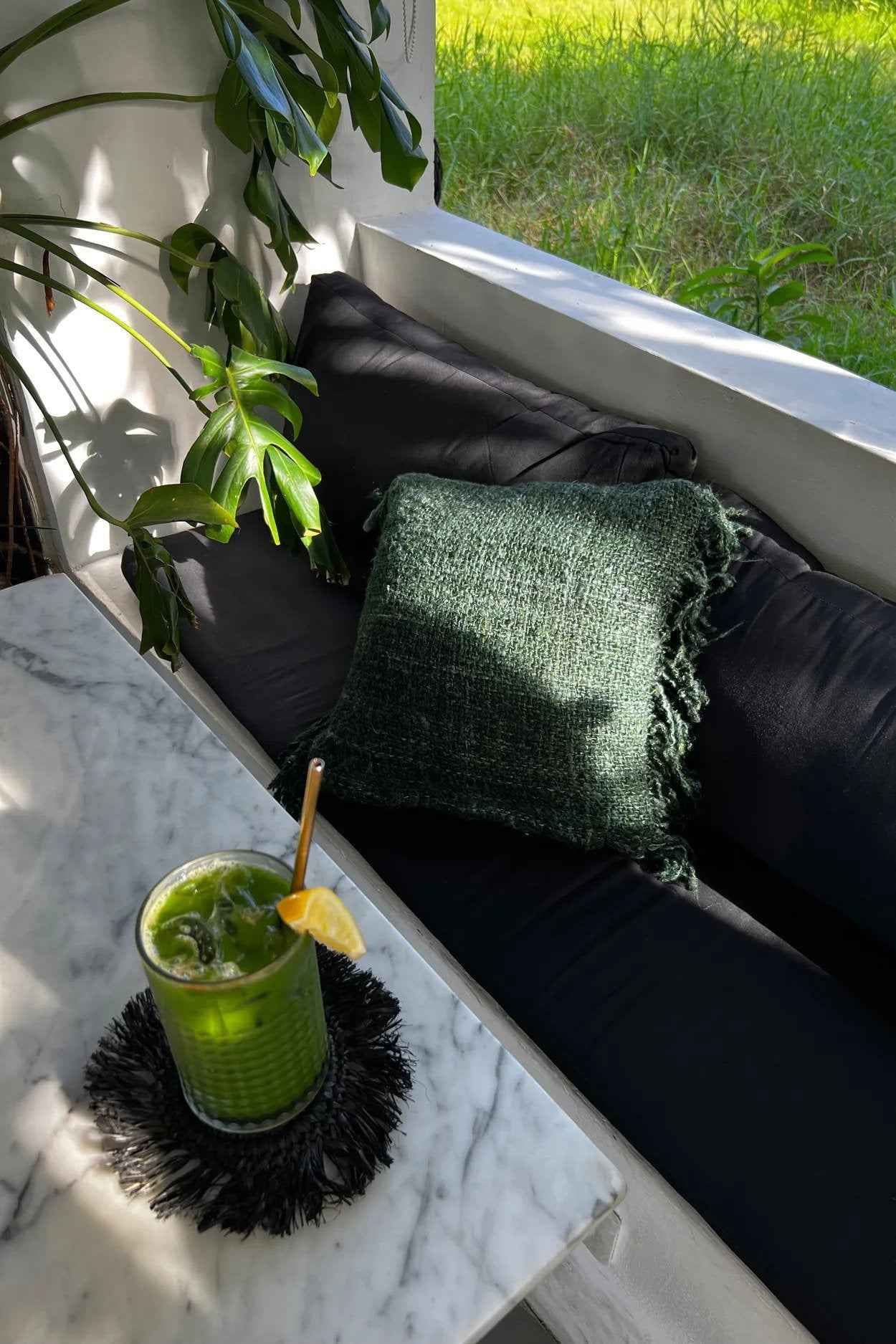 The Oh My Gee Cushion Cover - Forest Green - 60x60 - Bambuá