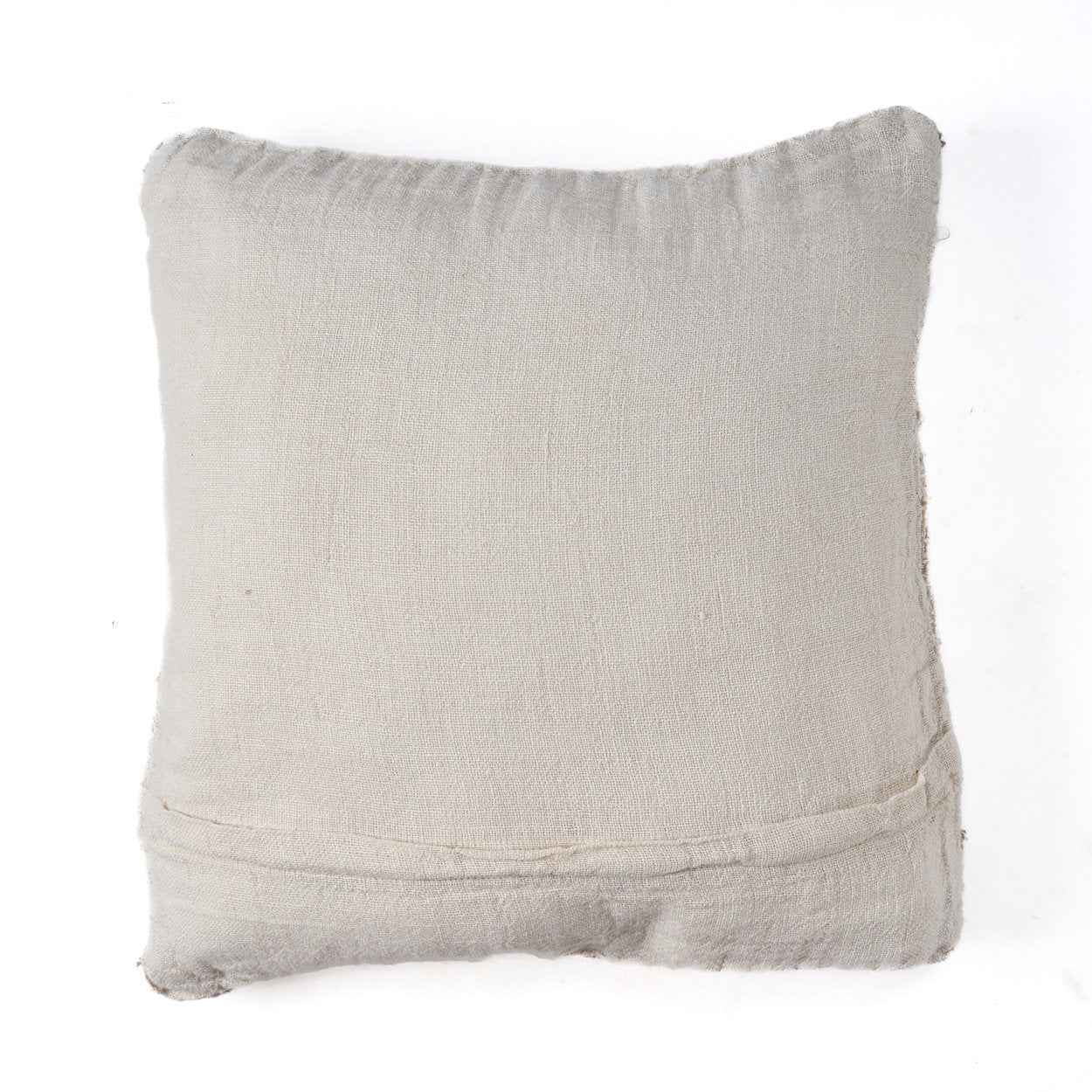 The Linen Threads Cushion Cover - White Natural