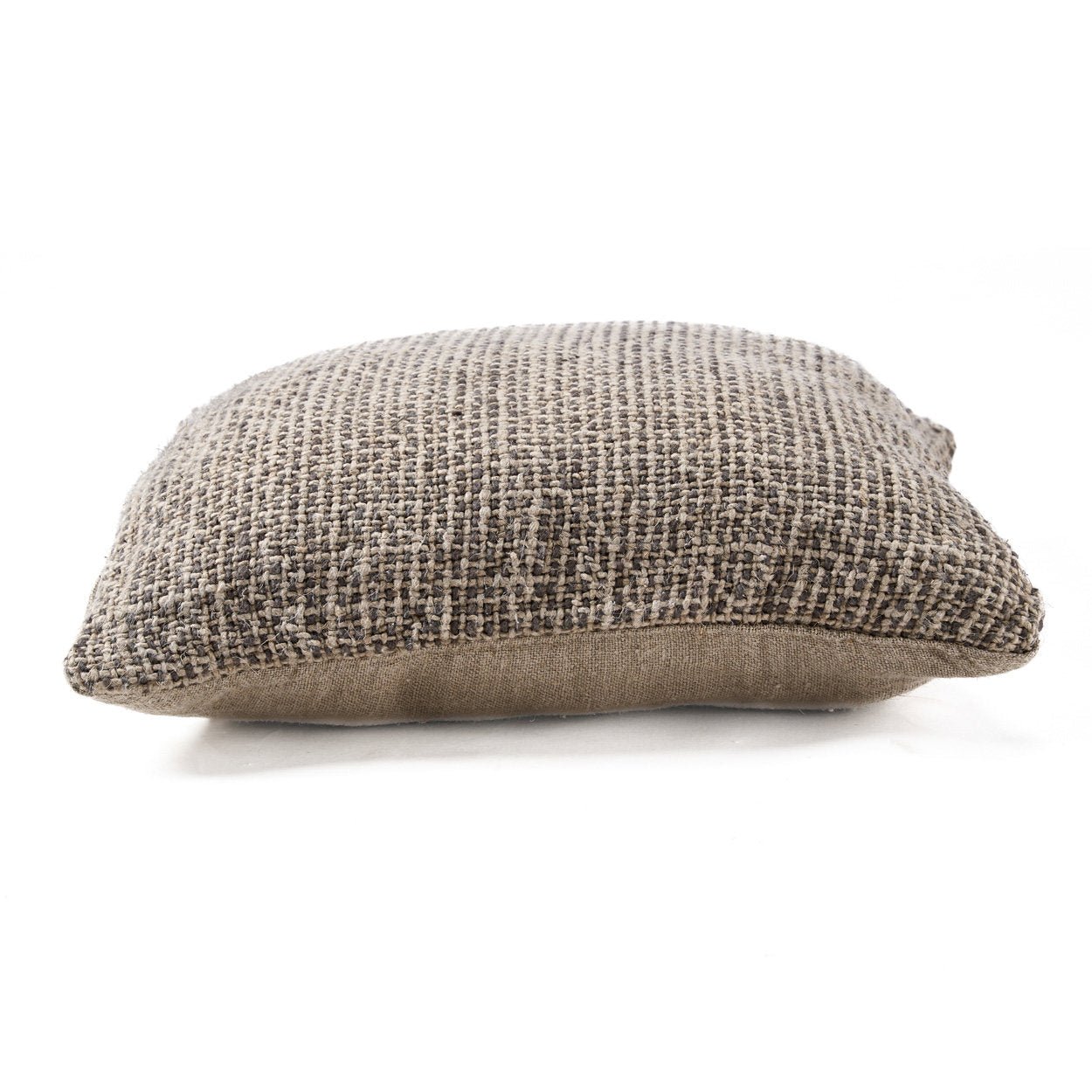 The Linen Grain Cushion Cover - Natural Black - Bambuá