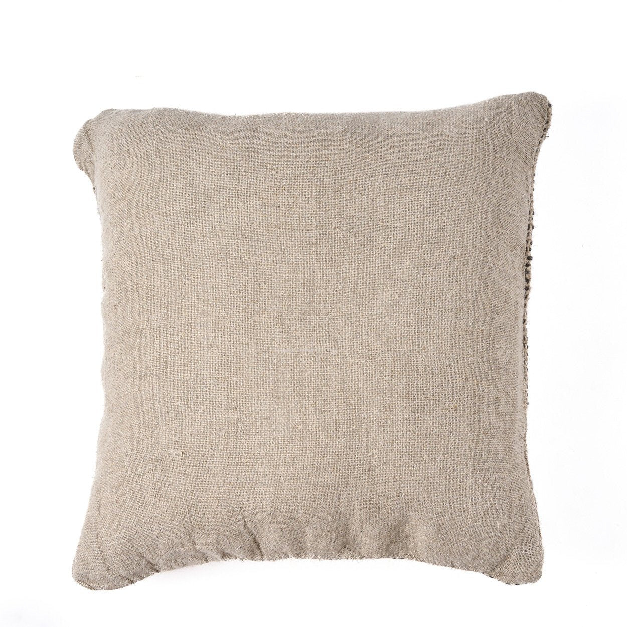 The Linen Grain Cushion Cover - Natural Black - Bambuá
