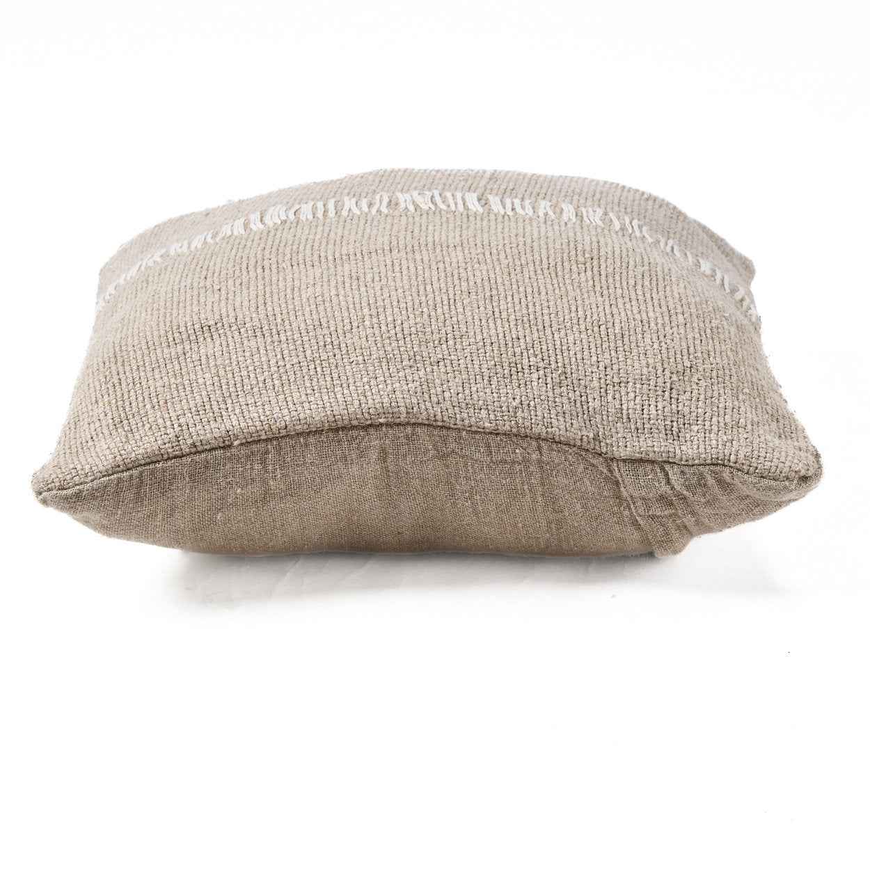 The Linen Stitch Cushion Cover - Natural White - Bambuá