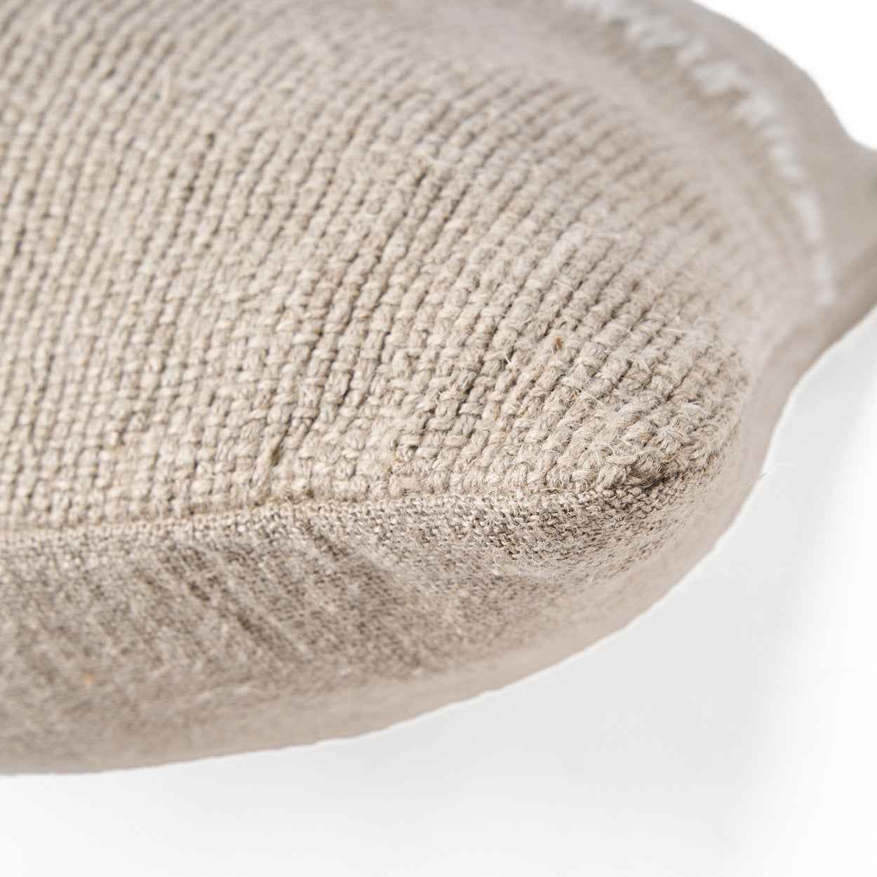 The Linen Stitch Cushion Cover - Natural White - Bambuá