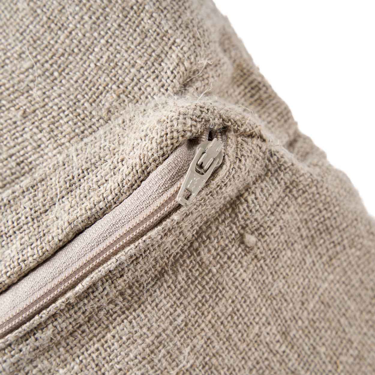 The Linen Stitch Cushion Cover - Natural White - Bambuá