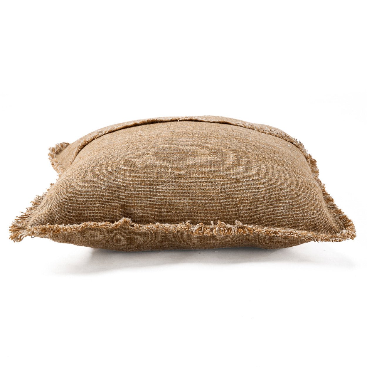 The Sahara Fringe Cushion Cover - Natural Brown - 50x50 - Bambuá