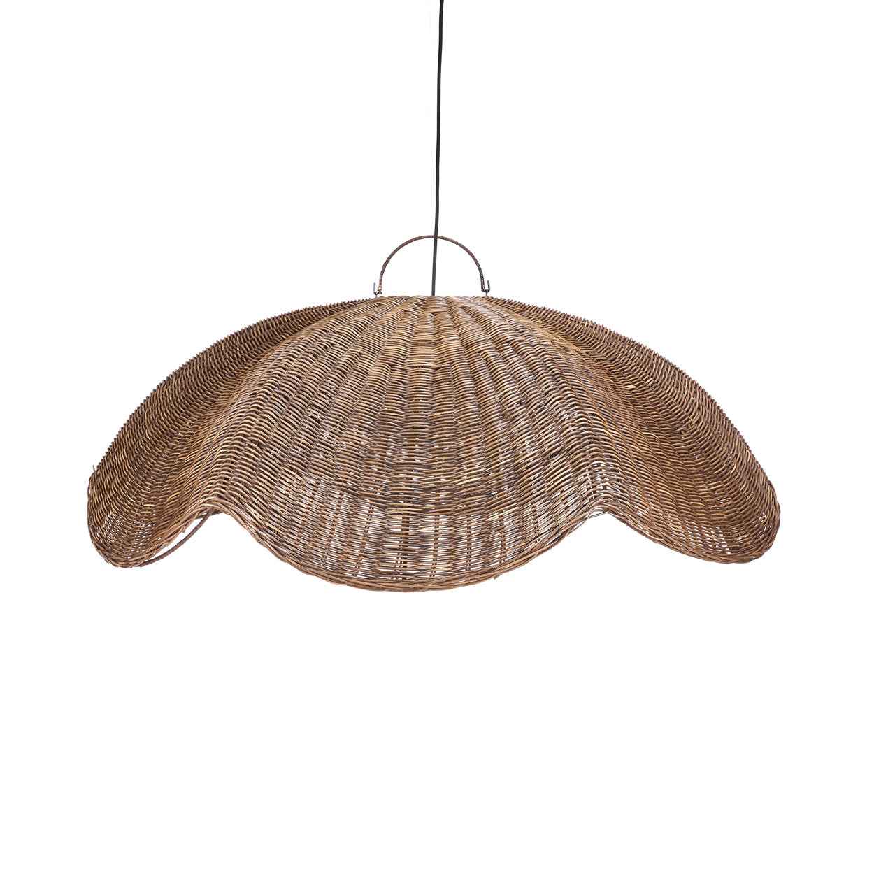 The Wave Pendant - Dark Walnut - L - Bambuá