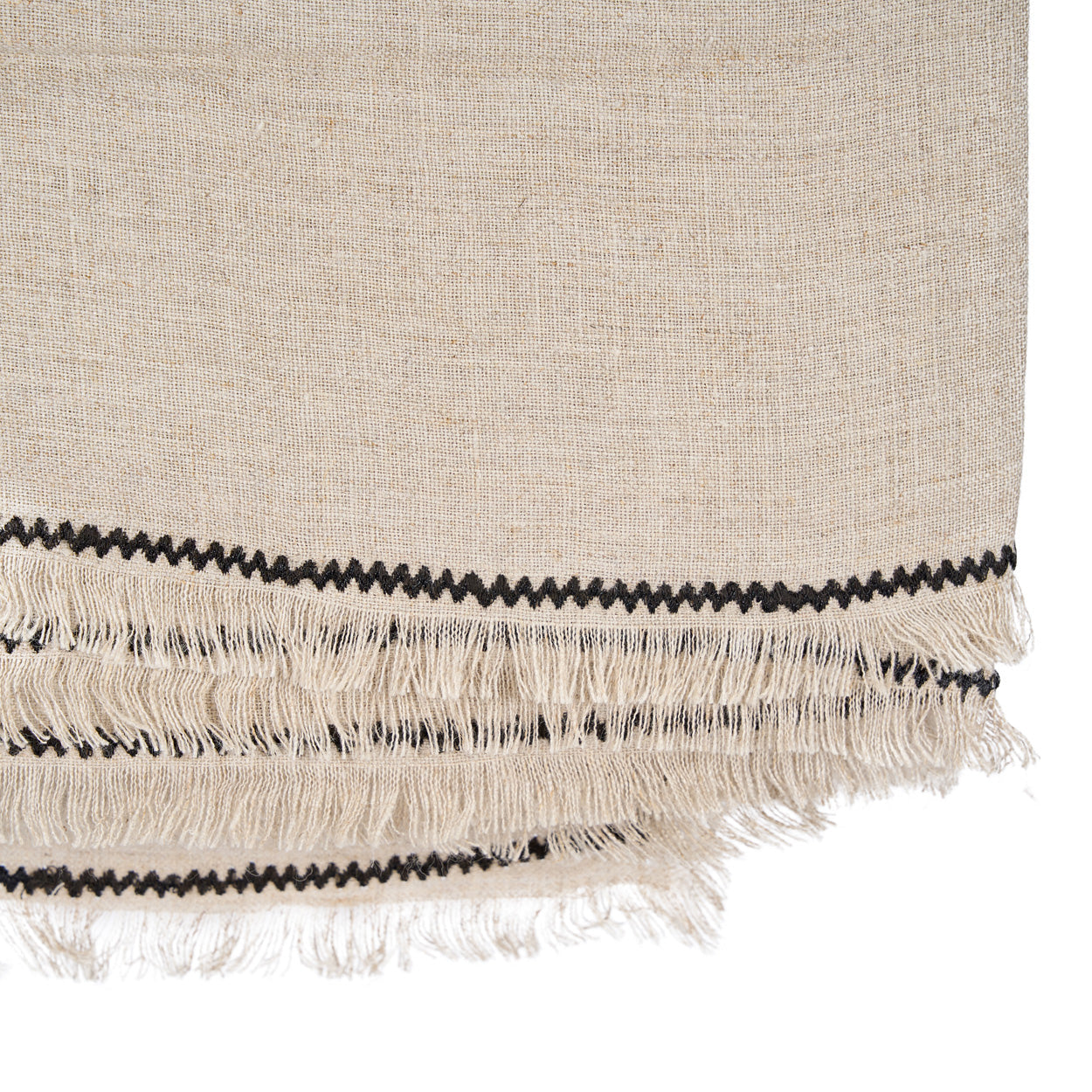 The Tuscany Tablecloth - Natural Black - 150x250