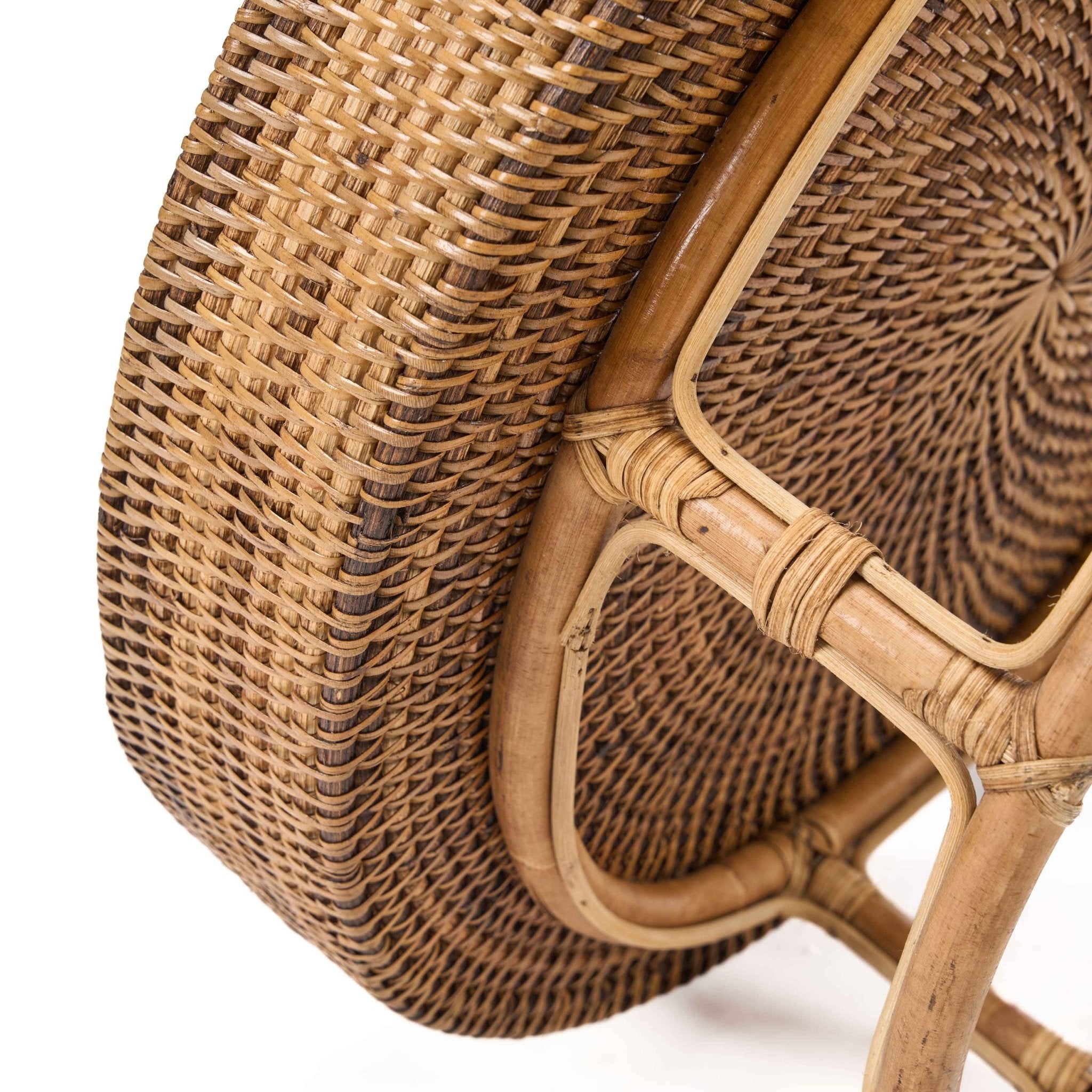 The Rattan Rise Tray - Natural Brown - Bambuá