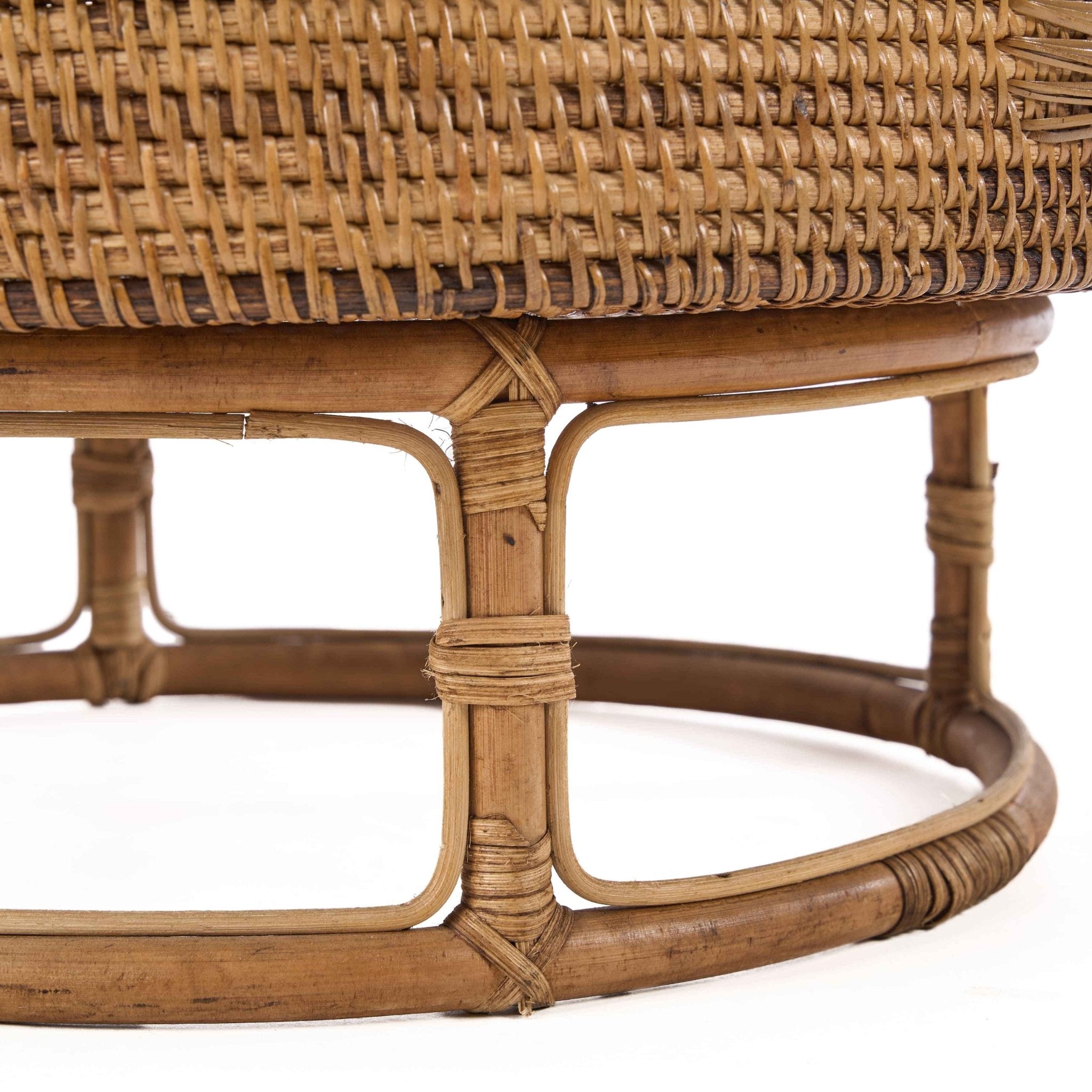 The Rattan Rise Tray - Natural Brown - Bambuá
