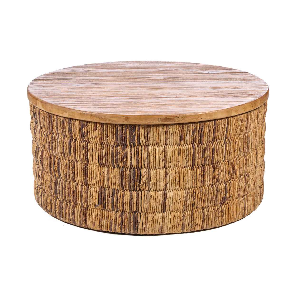 Abaca Round Natural Magani Coffee Table - Natural - Bambuá