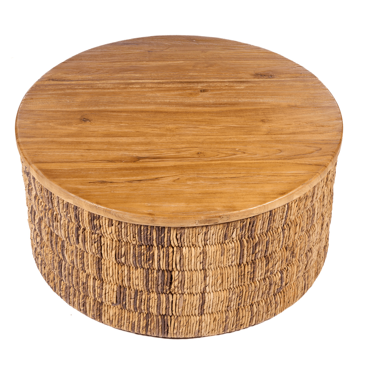 Abaca Round Natural Magani Coffee Table - Natural - Bambuá