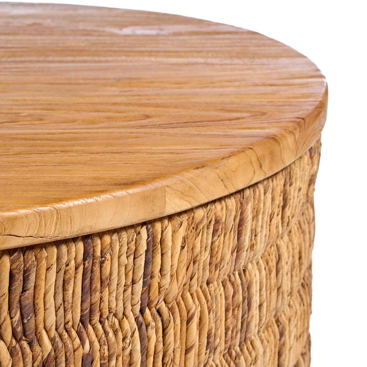 Abaca Round Natural Magani Coffee Table - Natural - Bambuá