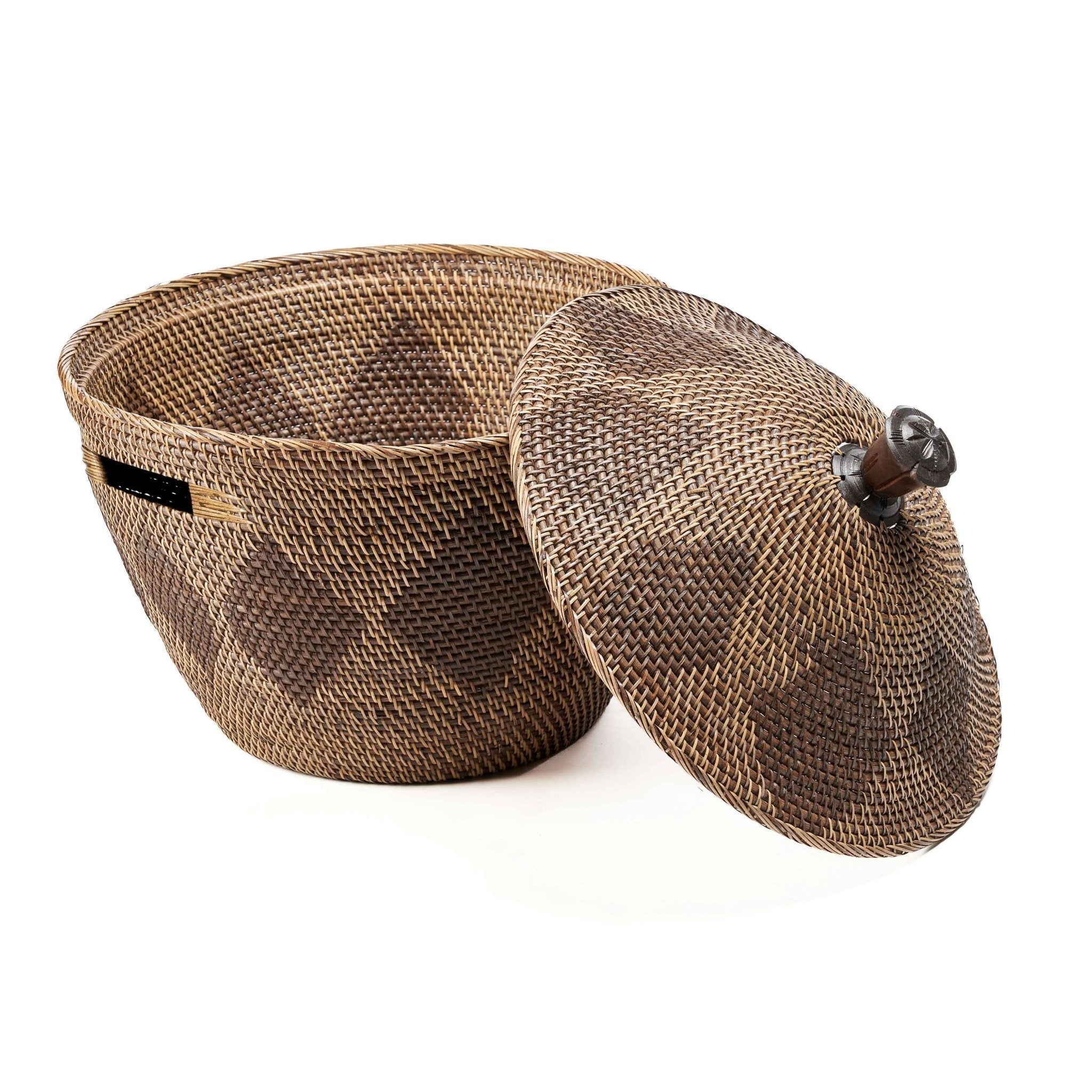 The Storage Crown Basket - Natural Brown - Bambuá