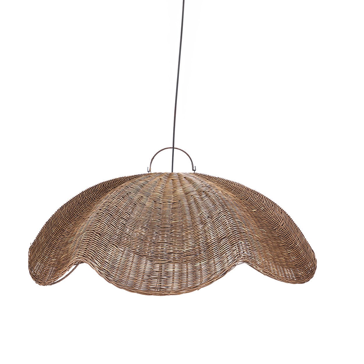 The Wave Pendant - Dark Walnut - L - Bambuá