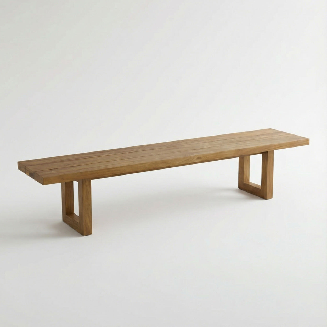 The Bench With Square Foot - Natural - 280
