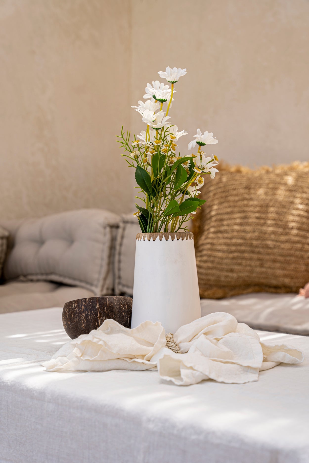 The Linen Napkin - White