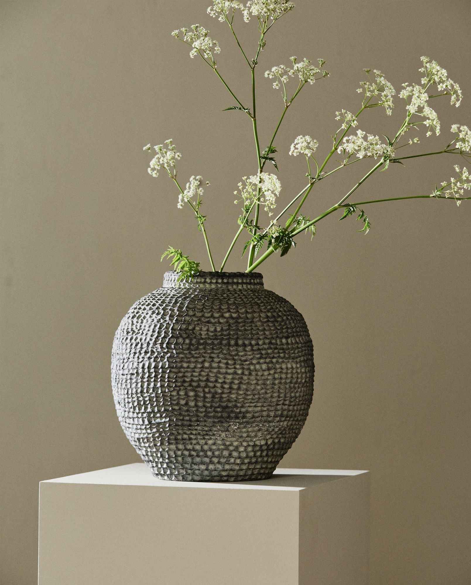 RUPA pot, cement - grey - Bambuá