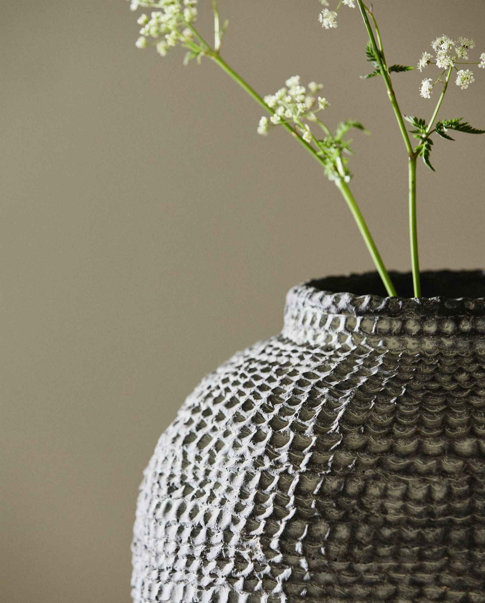 RUPA pot, cement - grey - Bambuá