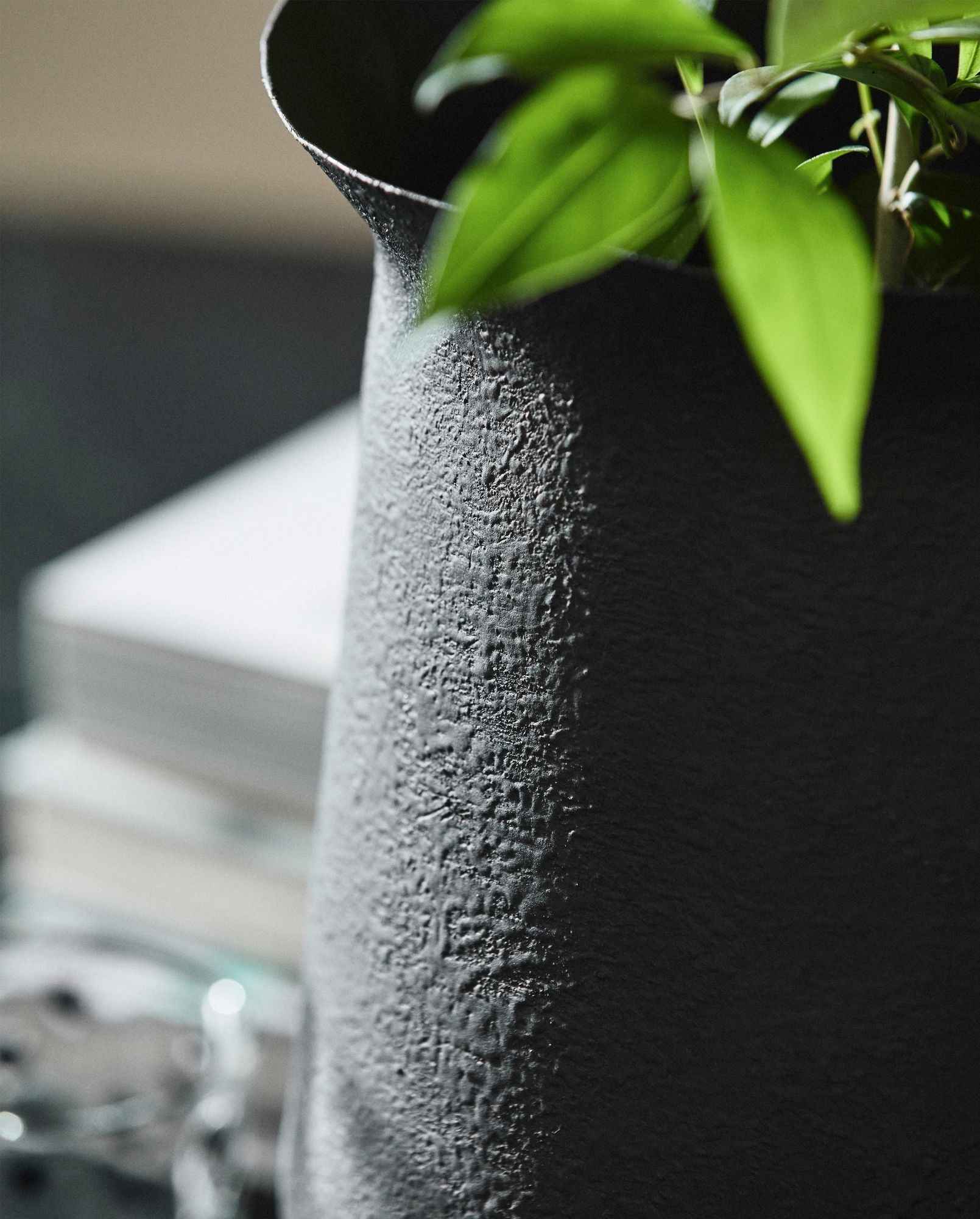 ADONY planter, M - black - Bambuá