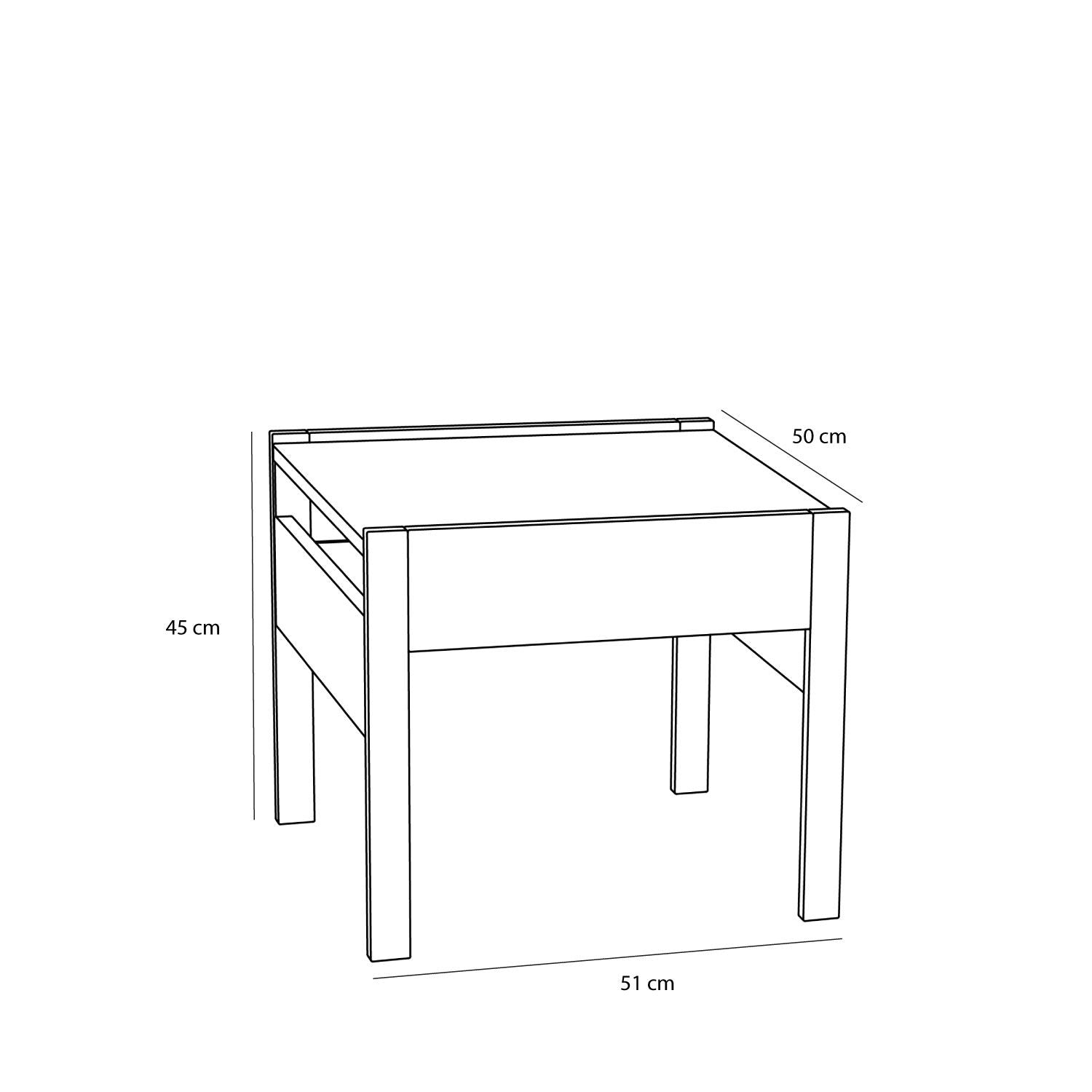 Forma Side Table Natural - Bambuá