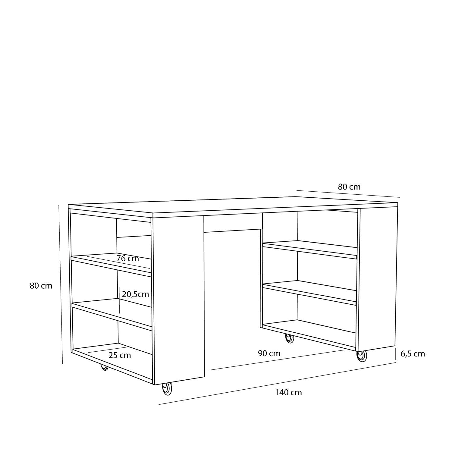 Utility Desk Natural