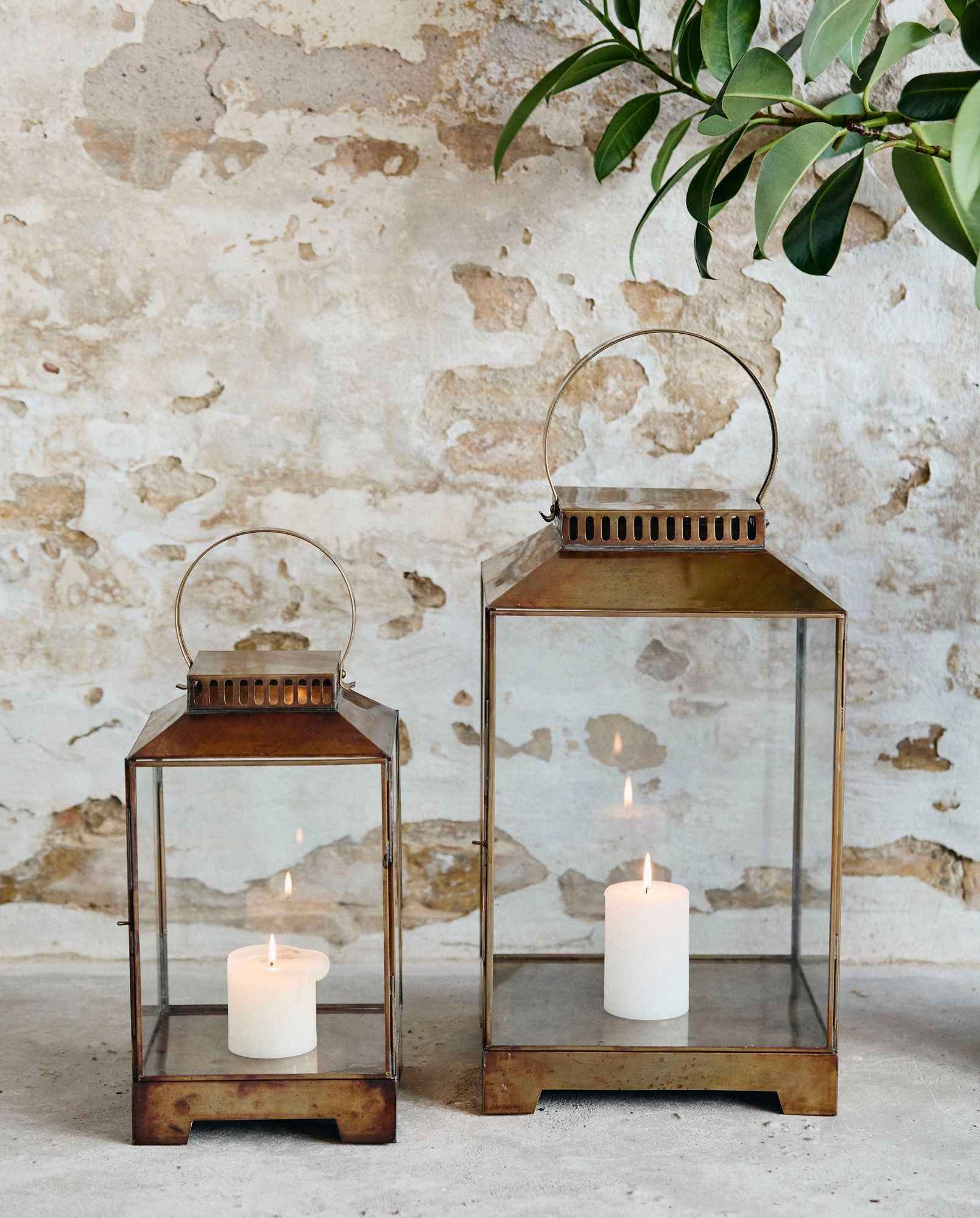 BITRA lantern, S - brass